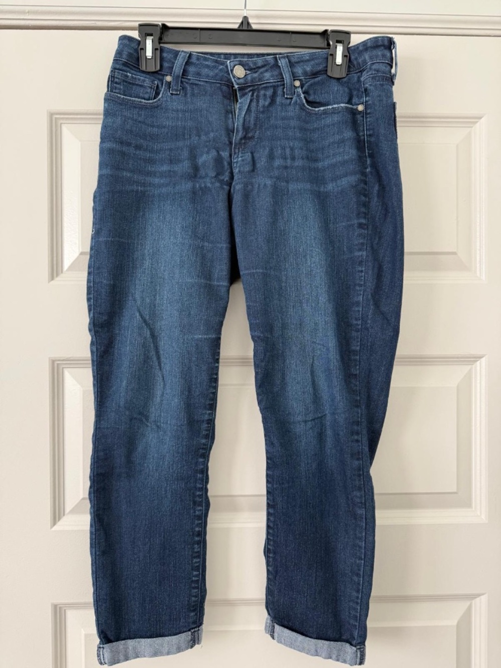 Paige Jeans Women's 28 Dark Blue Kylie Cropped Leg Preppy Normcore Classic